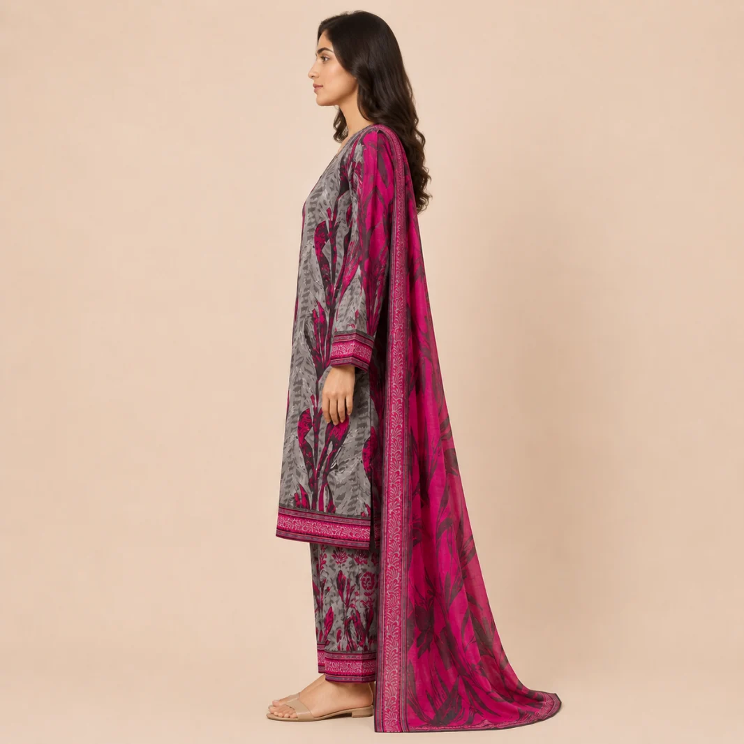 Linen Digital Printed LWP-1306 by HZ - Image 3